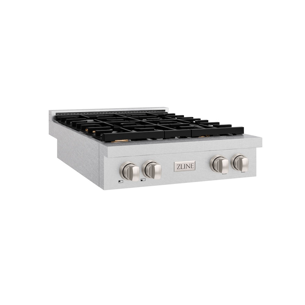 ZLINE Paramount 30-inch rangetop in satin stainless steel SRTS-BR-30