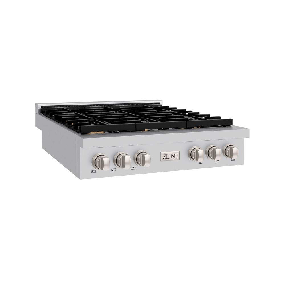 ZLINE Paramount 36-inch rangetop in stainless steel SRT-BR-36