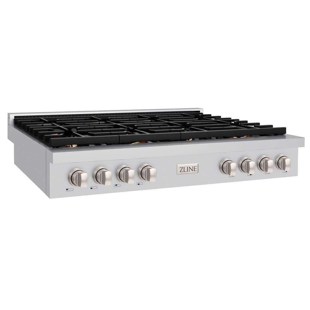 ZLINE Paramount 48-inch rangetop in stainless steel SRT-BR-48