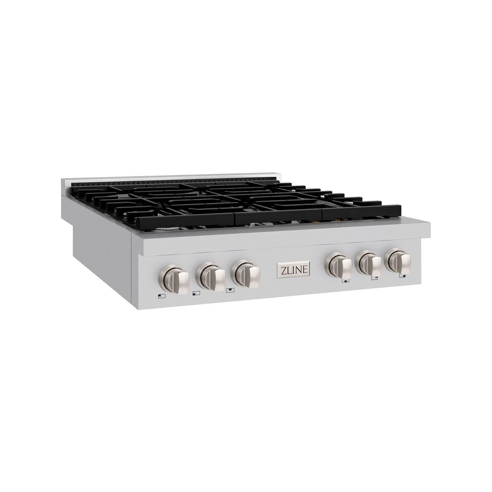 ZLINE Paramount 36-inch rangetop in stainless steel SRT36