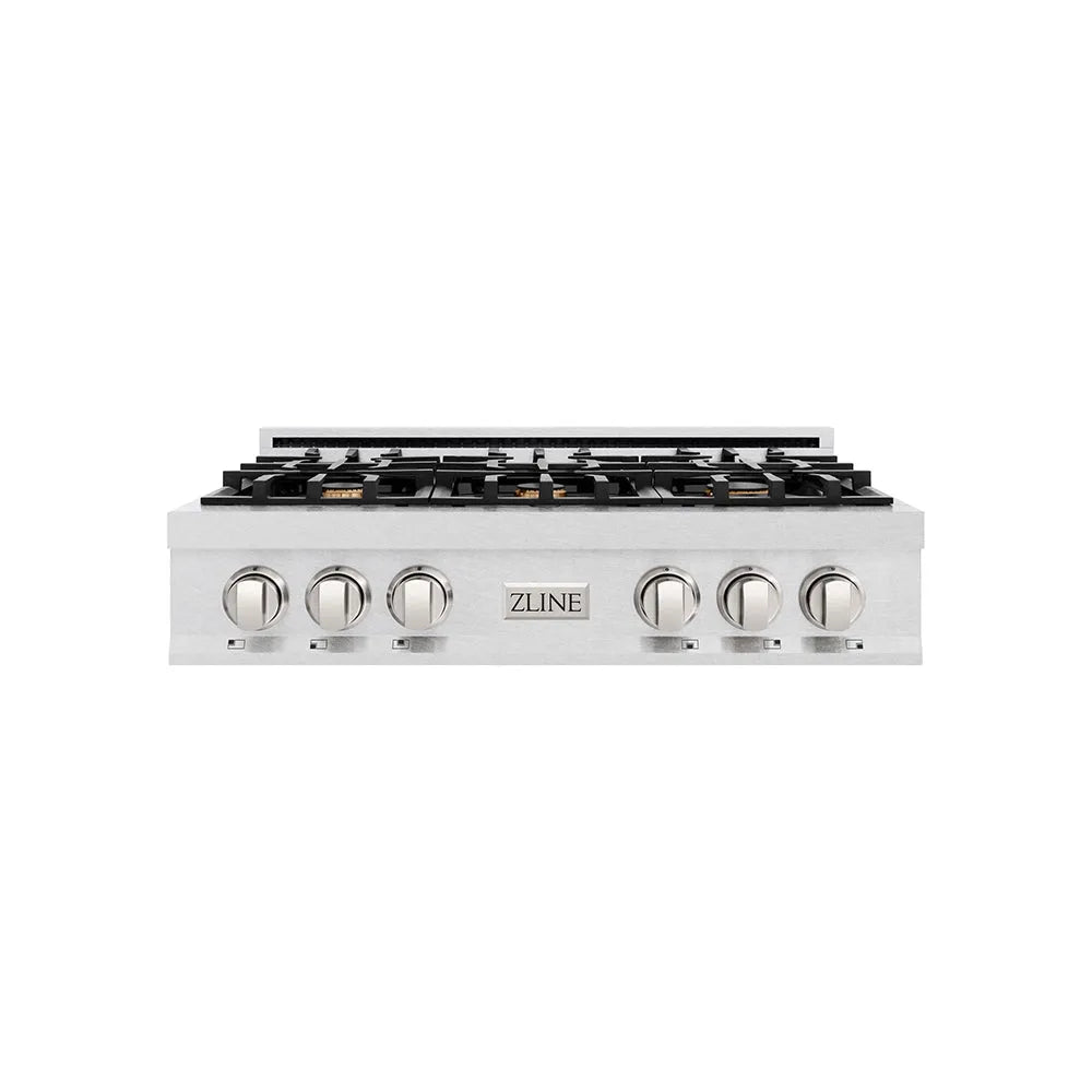 ZLINE Classic 36-inch rangetop in satin stainless steel RTS-BR-36