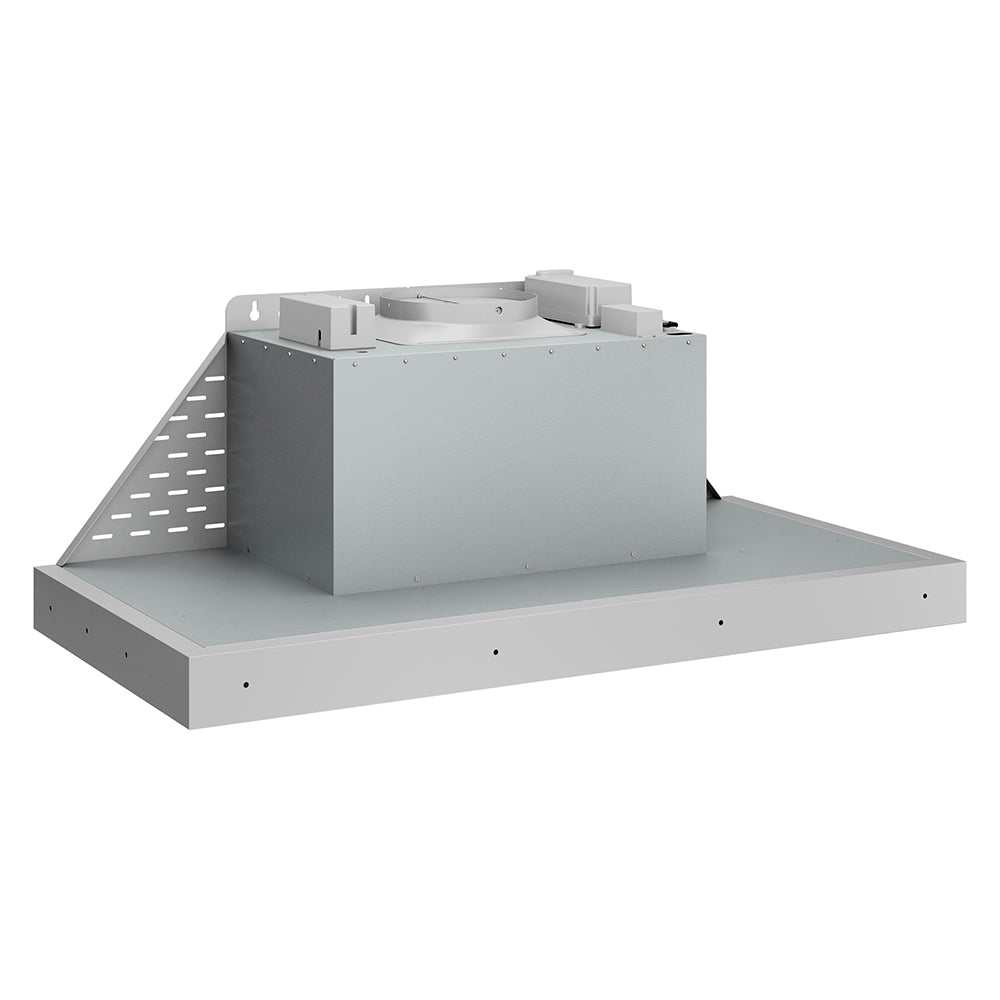 ZLINE DuraMount 40-inch range hood in stainless steel 683-40, side view