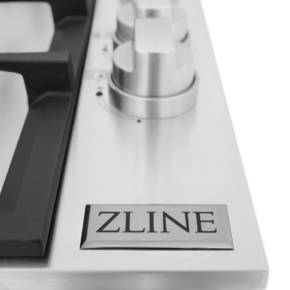 ZLINE 30-inch cooktop in stainless steel RC-BR-30, from above