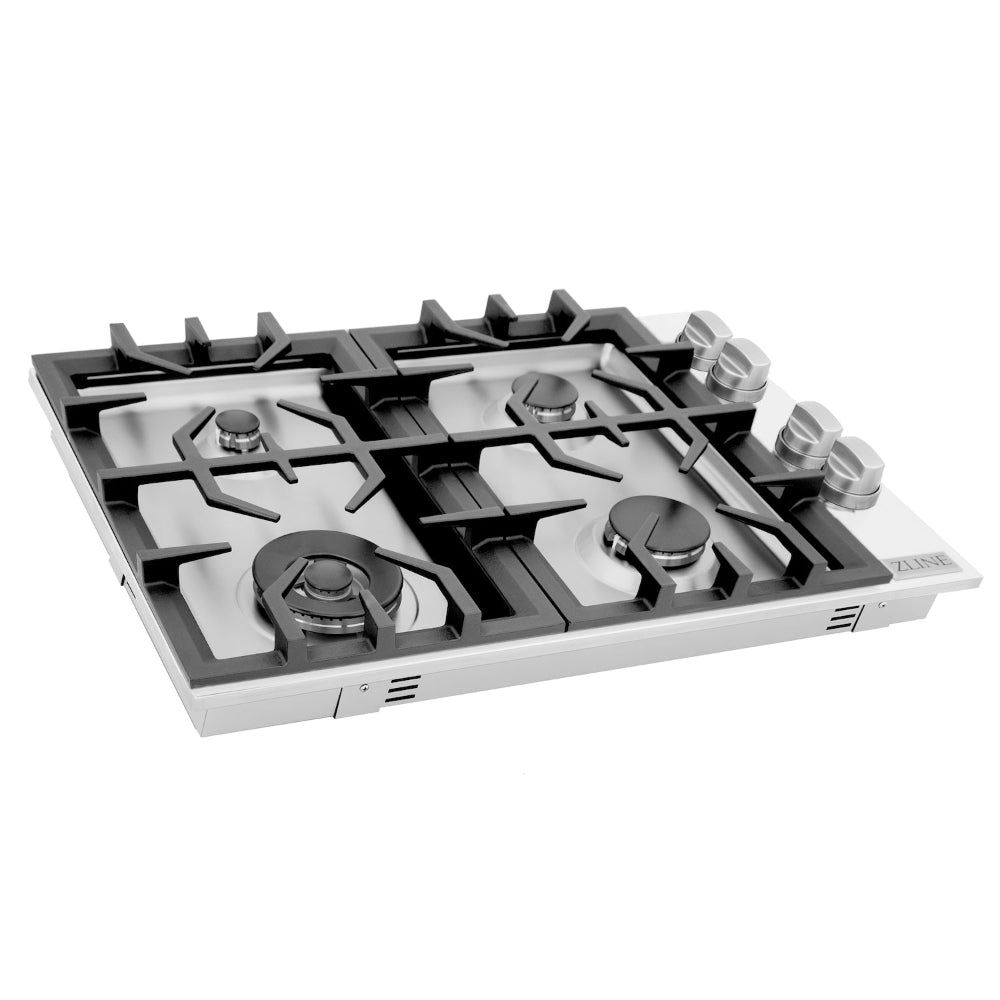 ZLINE 30-inch cooktop in stainless steel RC30, from above