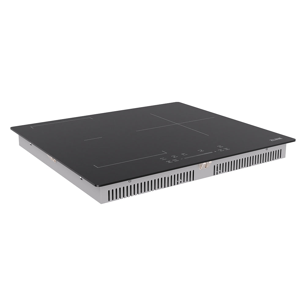 ZLINE 24-inch cooktop in stainless steel FCIND-24, from above