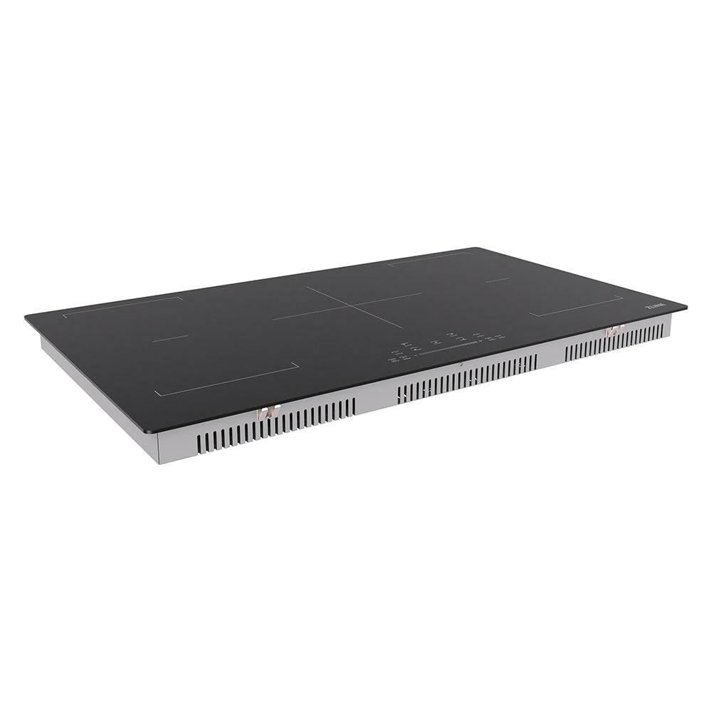 ZLINE 36-inch cooktop in stainless steel FCIND-36, from above