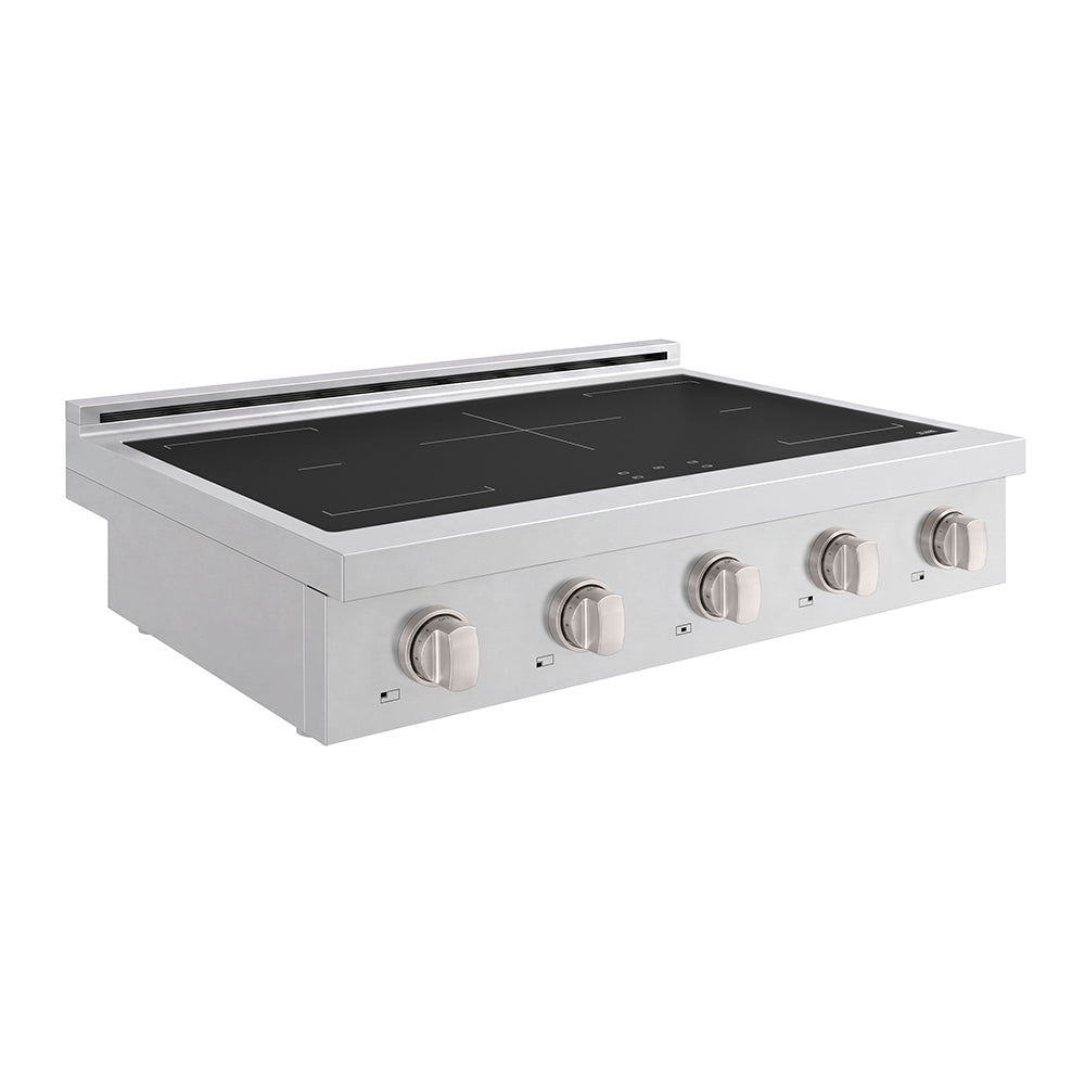 ZLINE Paramount 36-inch rangetop in stainless steel SINRT36, from above