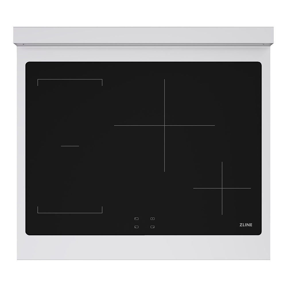 ZLINE Autograph Edition Paramount 30-inch rangetop in stainless steel and champagne bronze accents SINRTZ-30-CB, from above