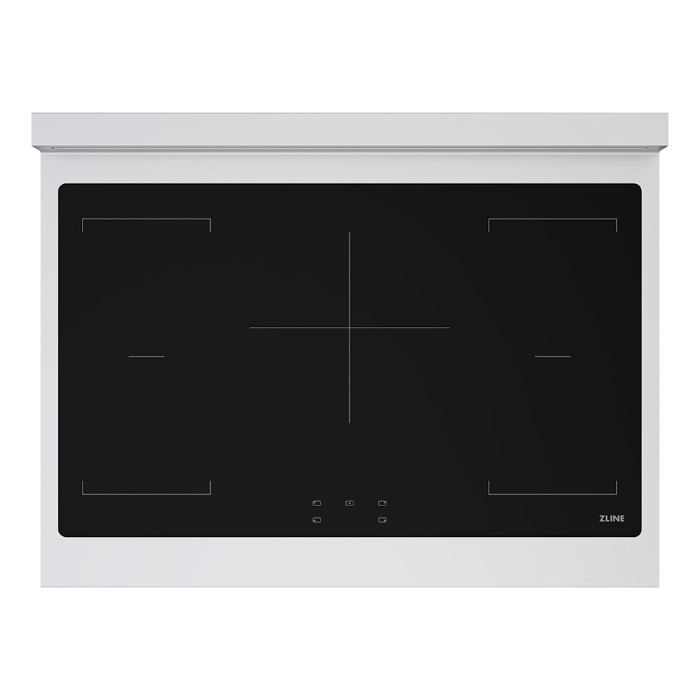 ZLINE Autograph Edition Paramount 36-inch rangetop in stainless steel and champagne bronze accents SINRTZ-36-CB, from above