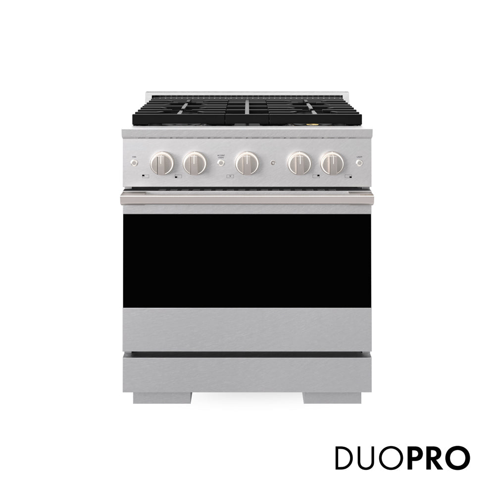ZLINE Marino 30-inch range in satin stainless steel PMGRS-30