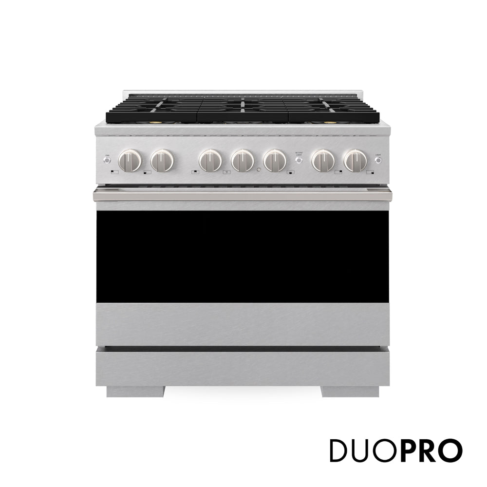 ZLINE Marino 36-inch range in satin stainless steel PMGRS-36