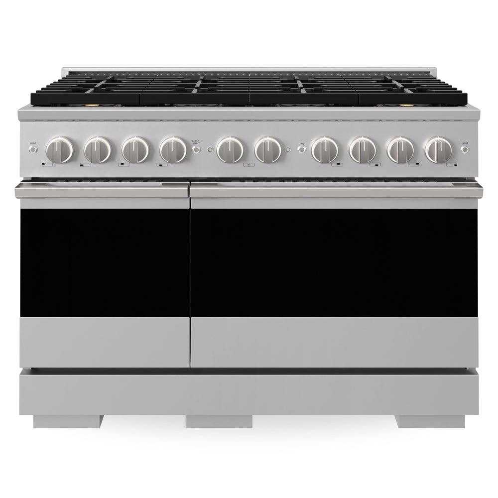 ZLINE Marino 48-inch range in stainless steel PMDR48, front view