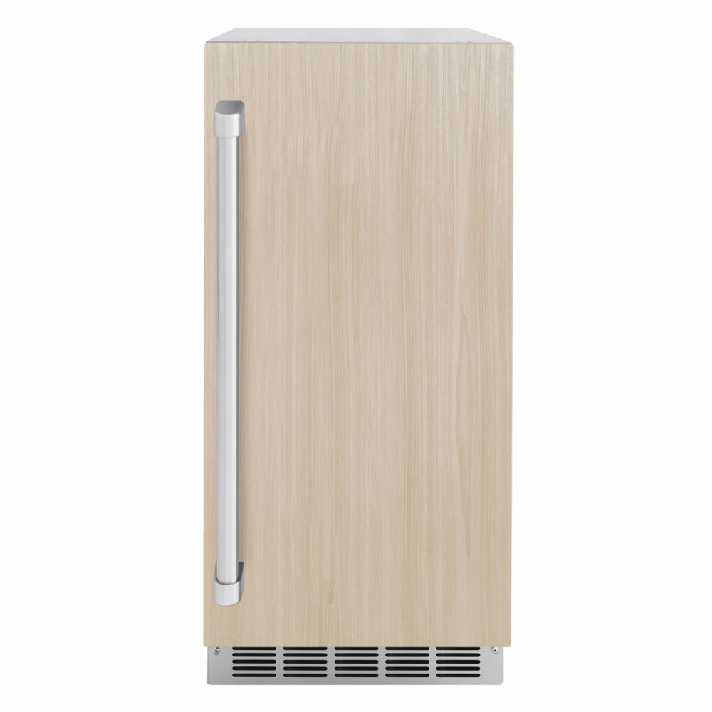 ZLINE Touchstone 15-inch ice maker, panel ready INGDP-15, front view