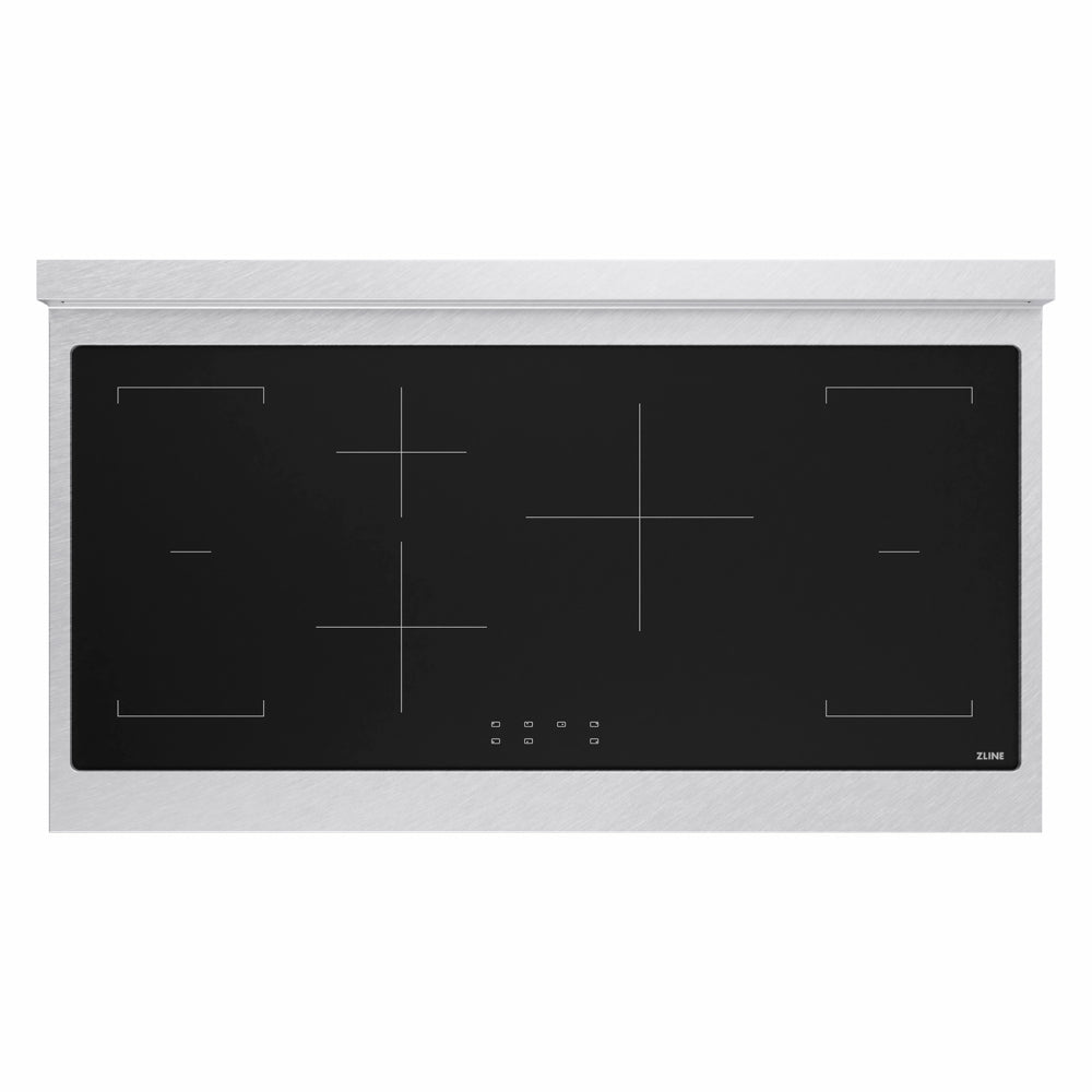 ZLINE Paramount 48-inch rangetop in satin stainless steel SINRTS-48, from above