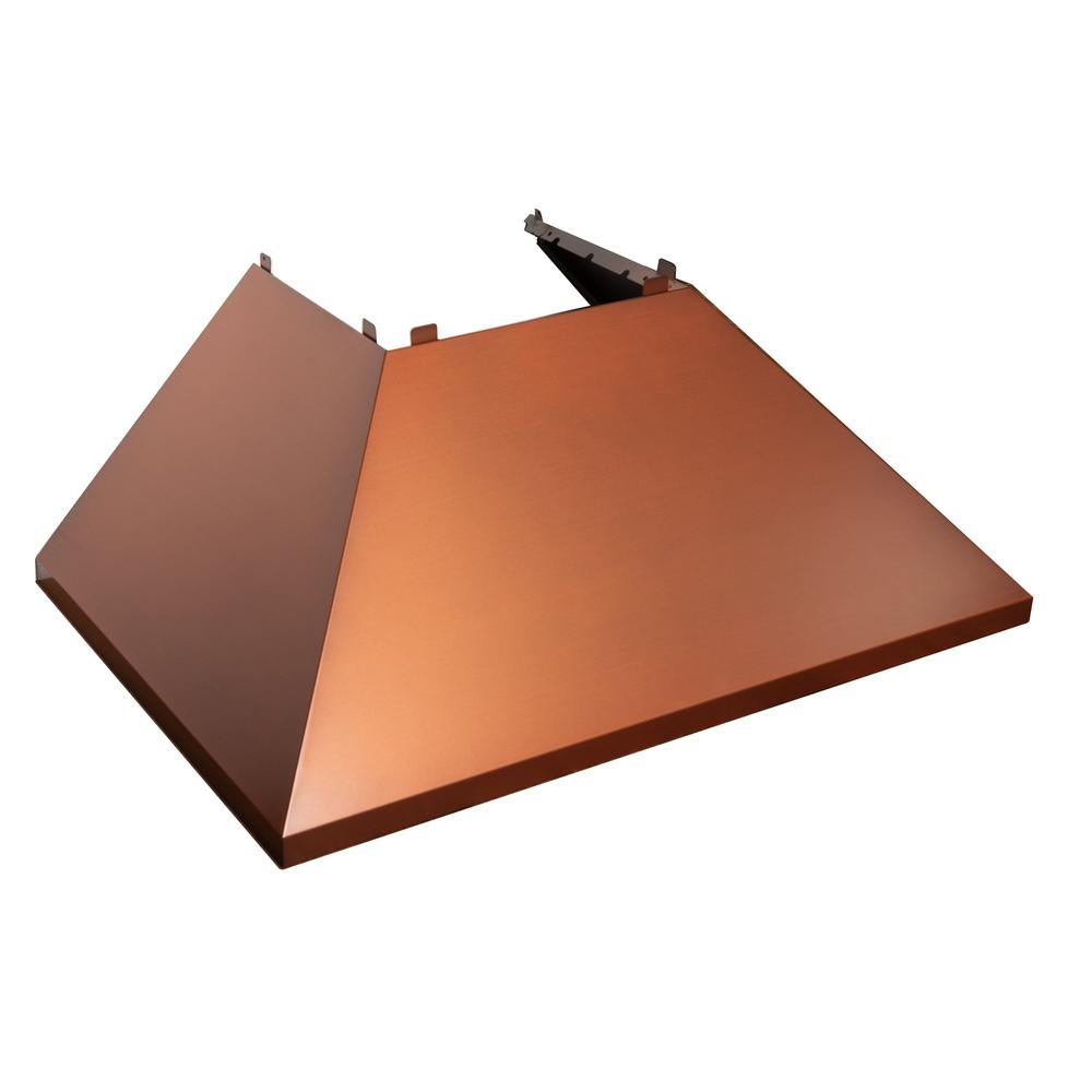 ZLINE 36-inch range hood in satin stainless steel 8654C-36, side view