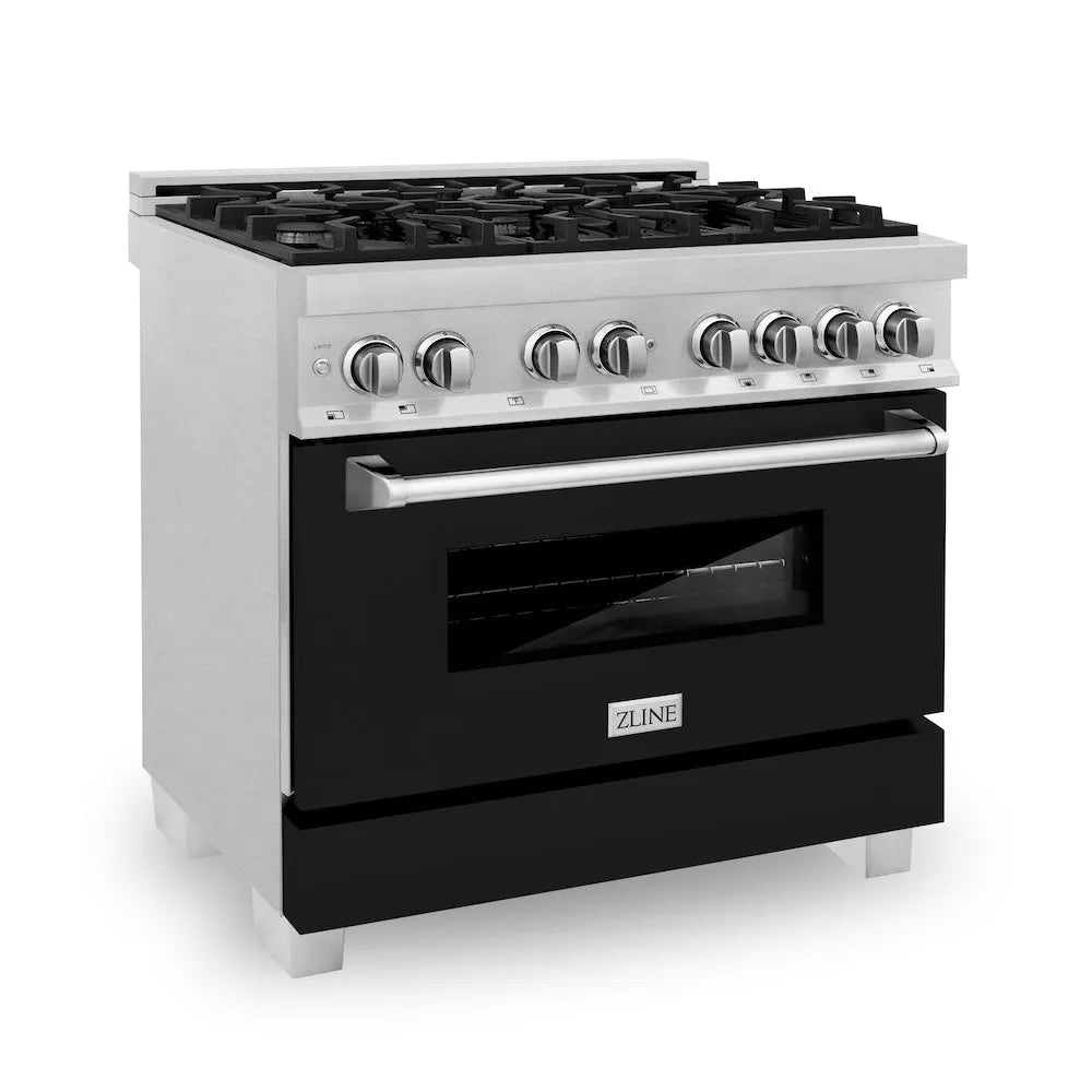 ZLINE Legacy 36-inch dual fuel range (RAS-BLM-36)