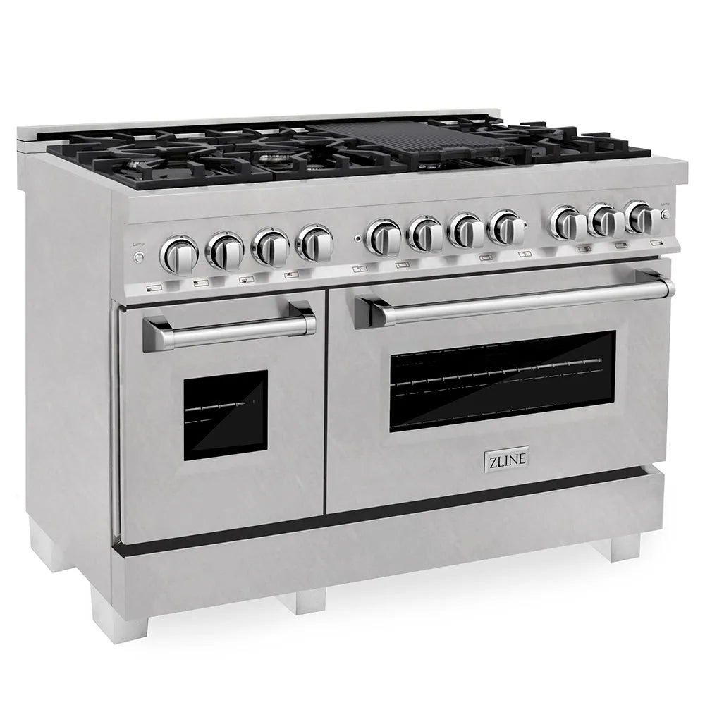 ZLINE Legacy 48-inch range in satin stainless steel RAS-SN-48