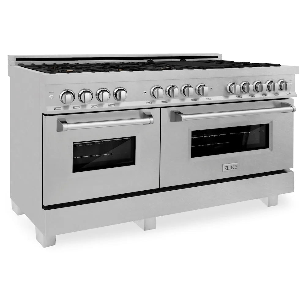 ZLINE Legacy 60-inch range in satin stainless steel RAS-SN-BR-60