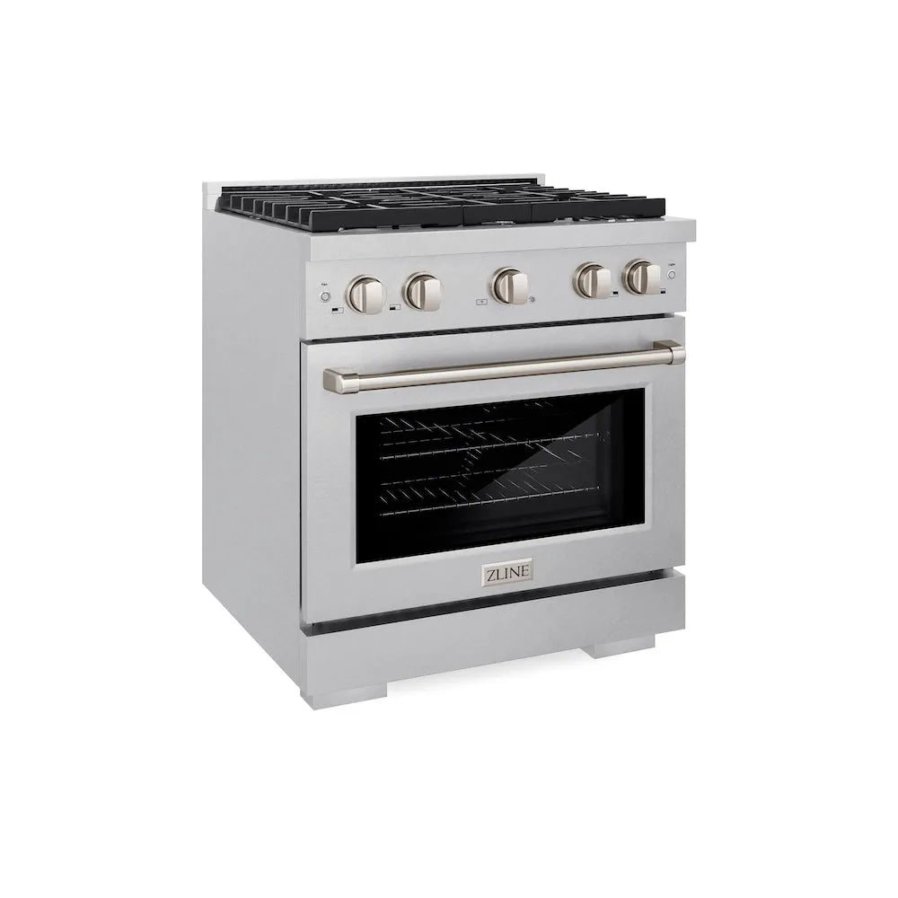 ZLINE Paramount 30-inch range in satin stainless steel SDRS-30