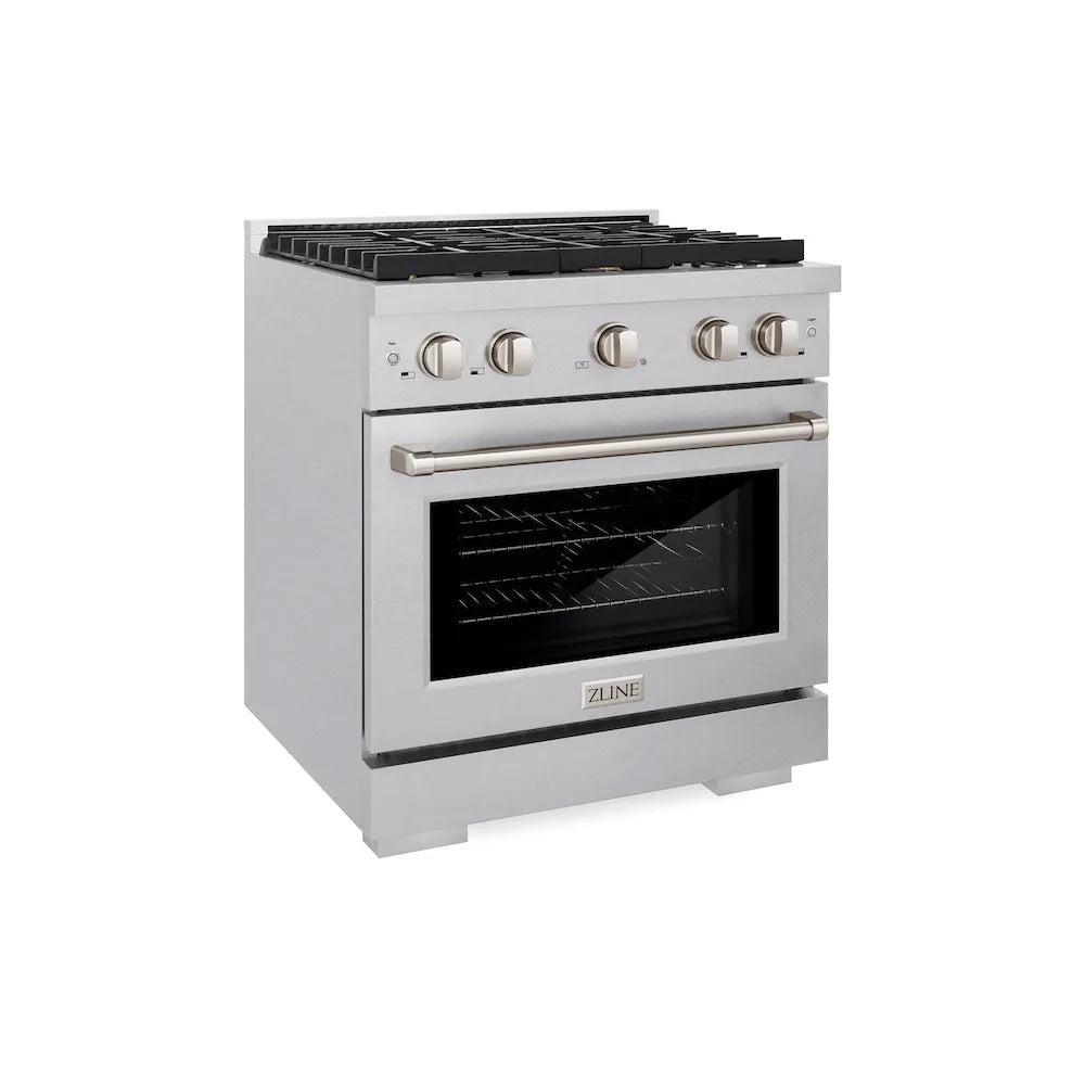 ZLINE Paramount 30-inch range in satin stainless steel SDRS-BR-30