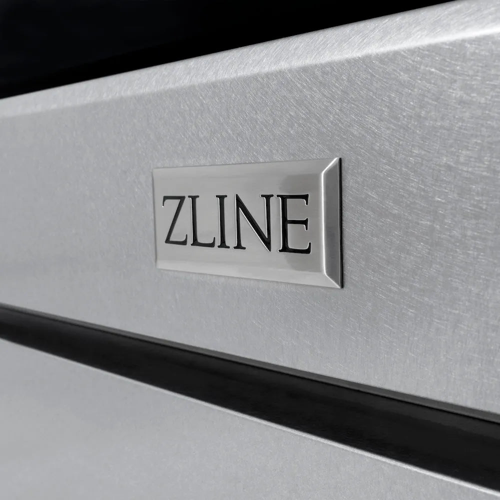ZLINE Paramount 48-inch range in satin stainless steel SDRS-BR-48, detail