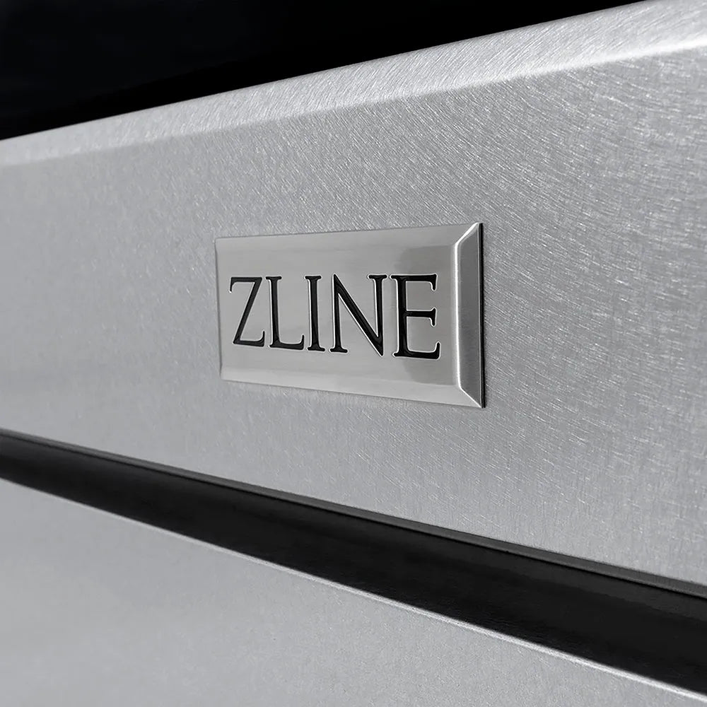 ZLINE Autograph Edition Paramount 48-inch range in satin stainless steel and polished gold accents PSDRSZ-48-G, from above