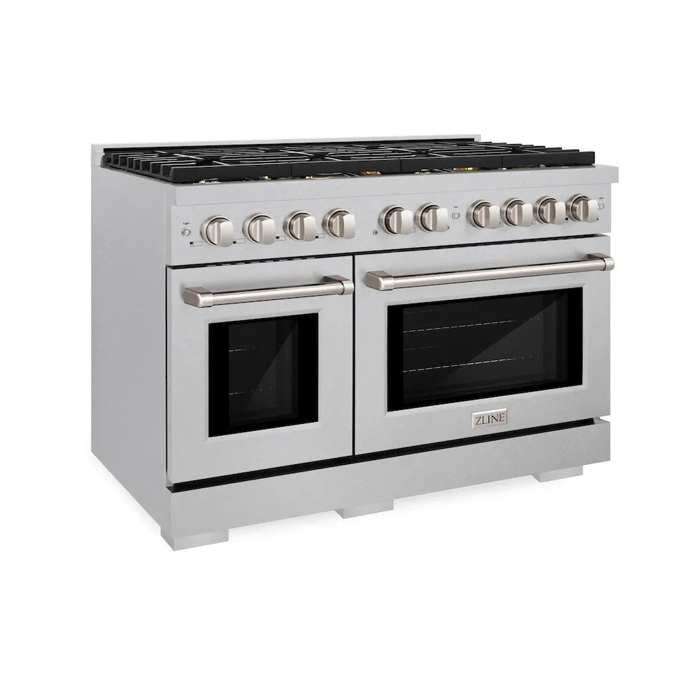 ZLINE Paramount 48-inch range in satin stainless steel SGRS-BR-48