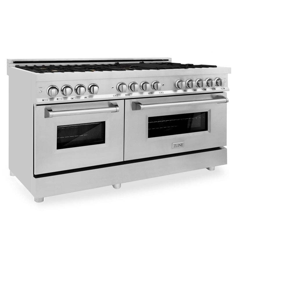 ZLINE Legacy 60-inch range in stainless steel RA-BR-60, view 7