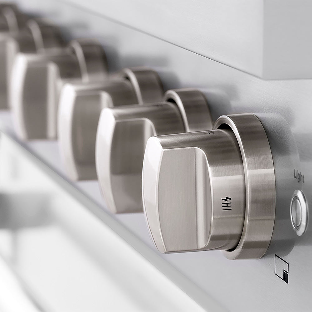 ZLINE Paramount 36-inch range in white matte PSDR-WM-36, from above