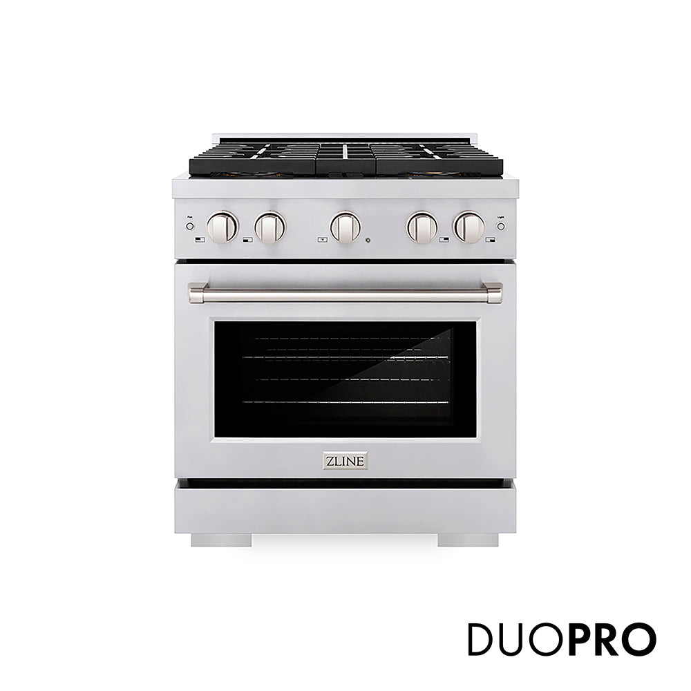 ZLINE Paramount 30-inch range in stainless steel PSDR30