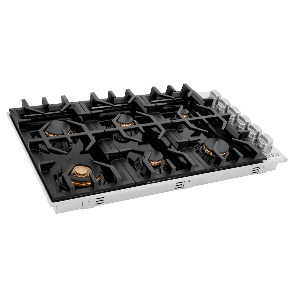 ZLINE 36-inch cooktop in stainless steel RC-BR-36-PBT