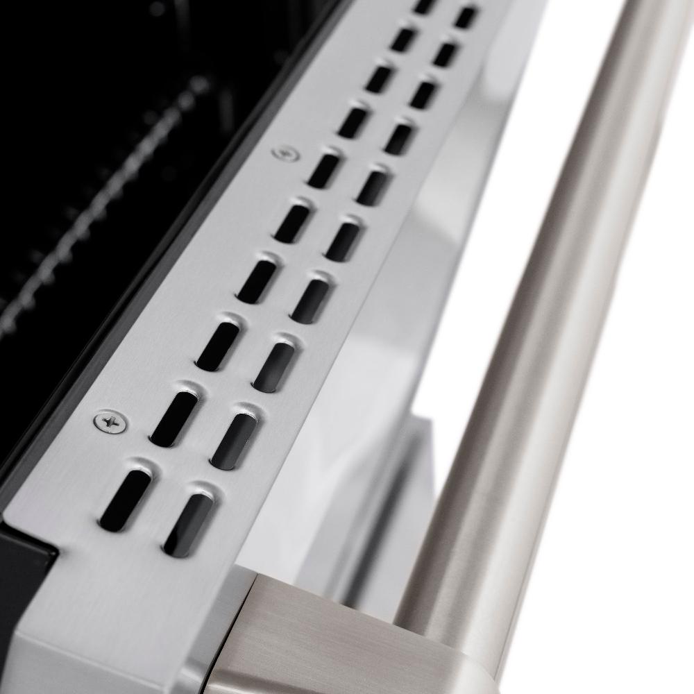 ZLINE Paramount 48-inch range in stainless steel SDR48, detail