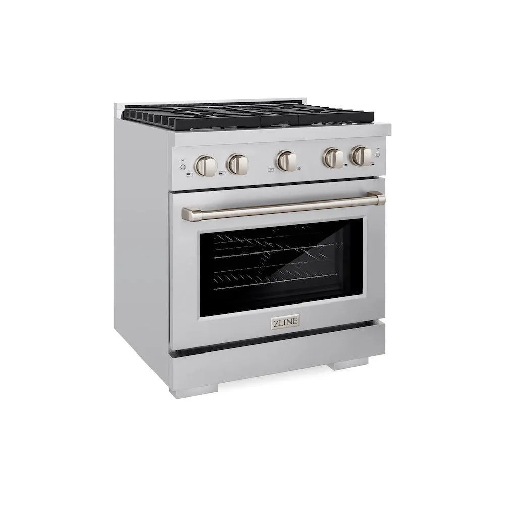 ZLINE Paramount 30-inch range in stainless steel SGR-BR-30