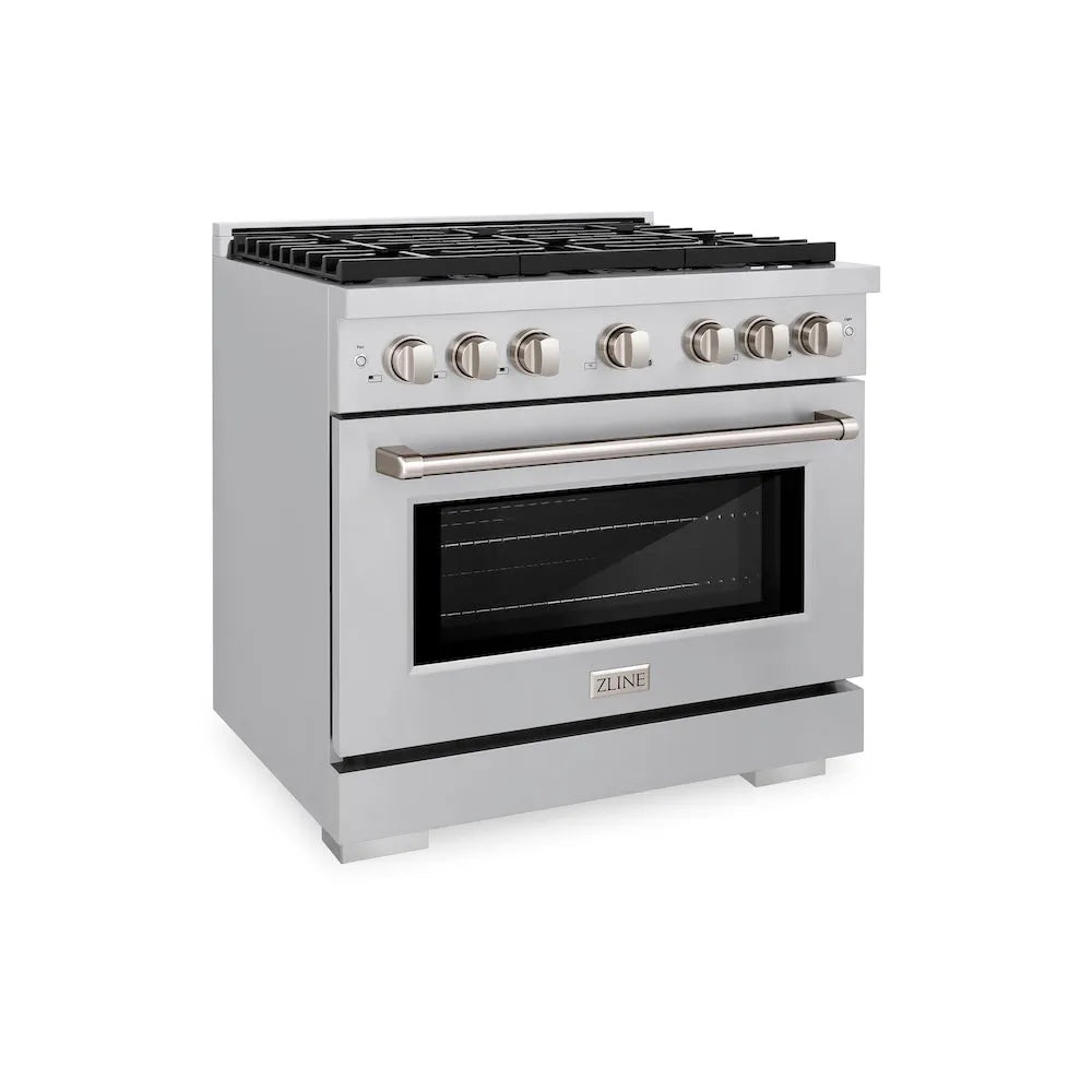 ZLINE Paramount 36-inch range in stainless steel SGR-BR-36
