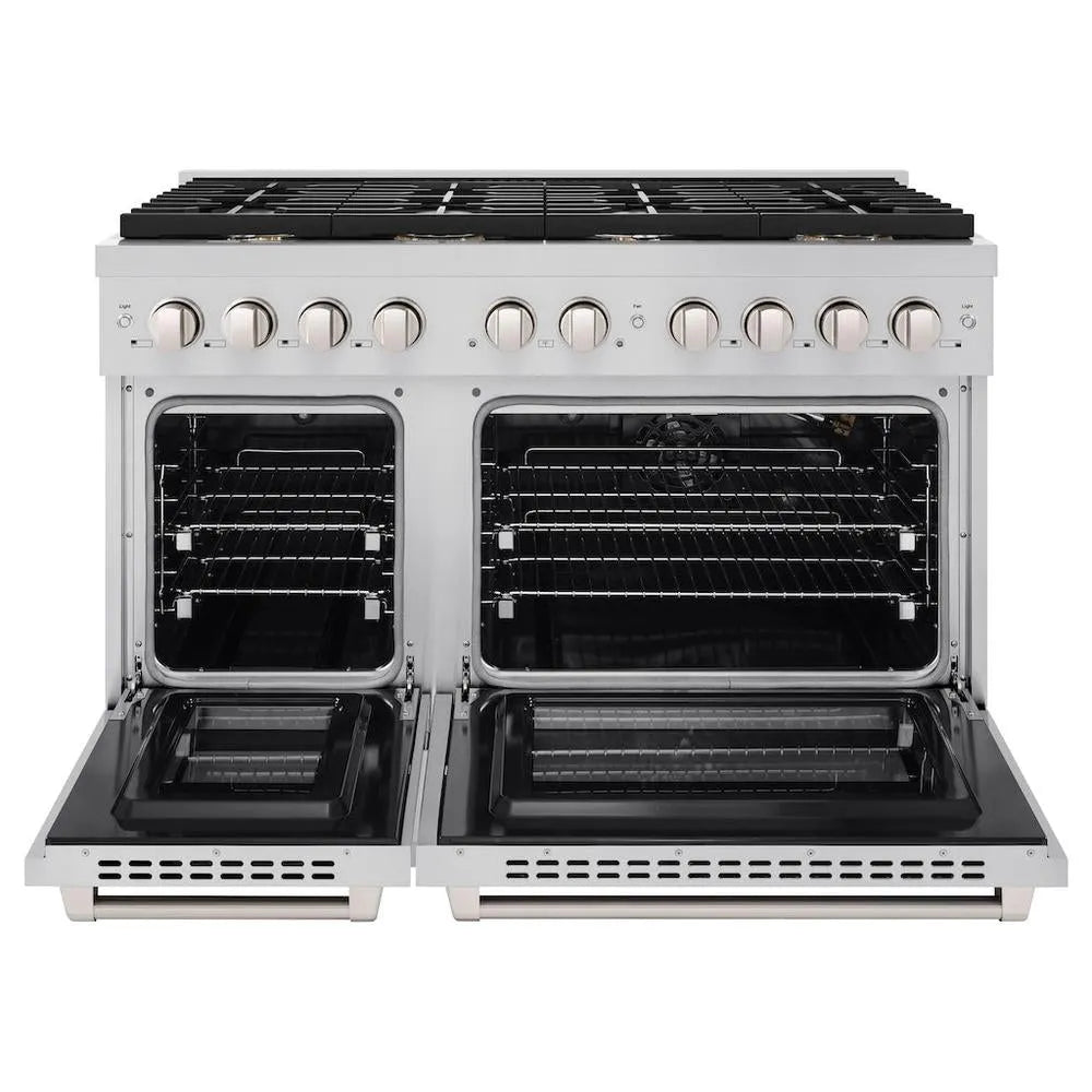 ZLINE Paramount 48-inch range in stainless steel SGR-BR-48, front view