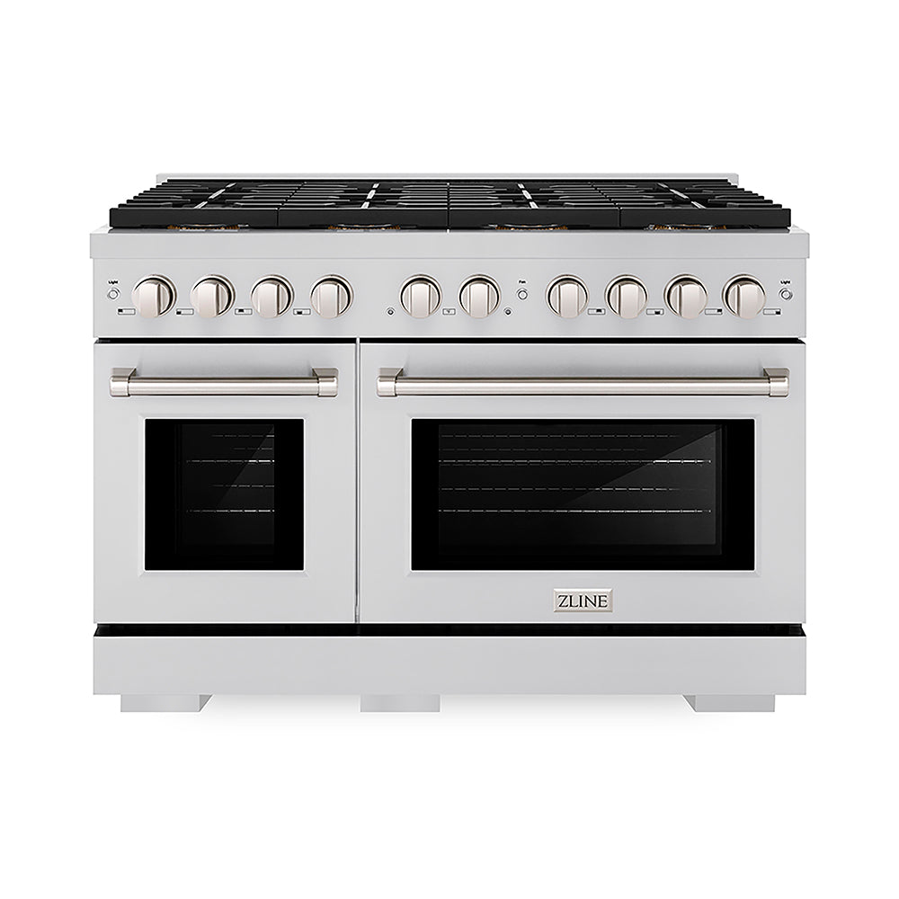 ZLINE Paramount 48-inch range in stainless steel PSGR48, front view