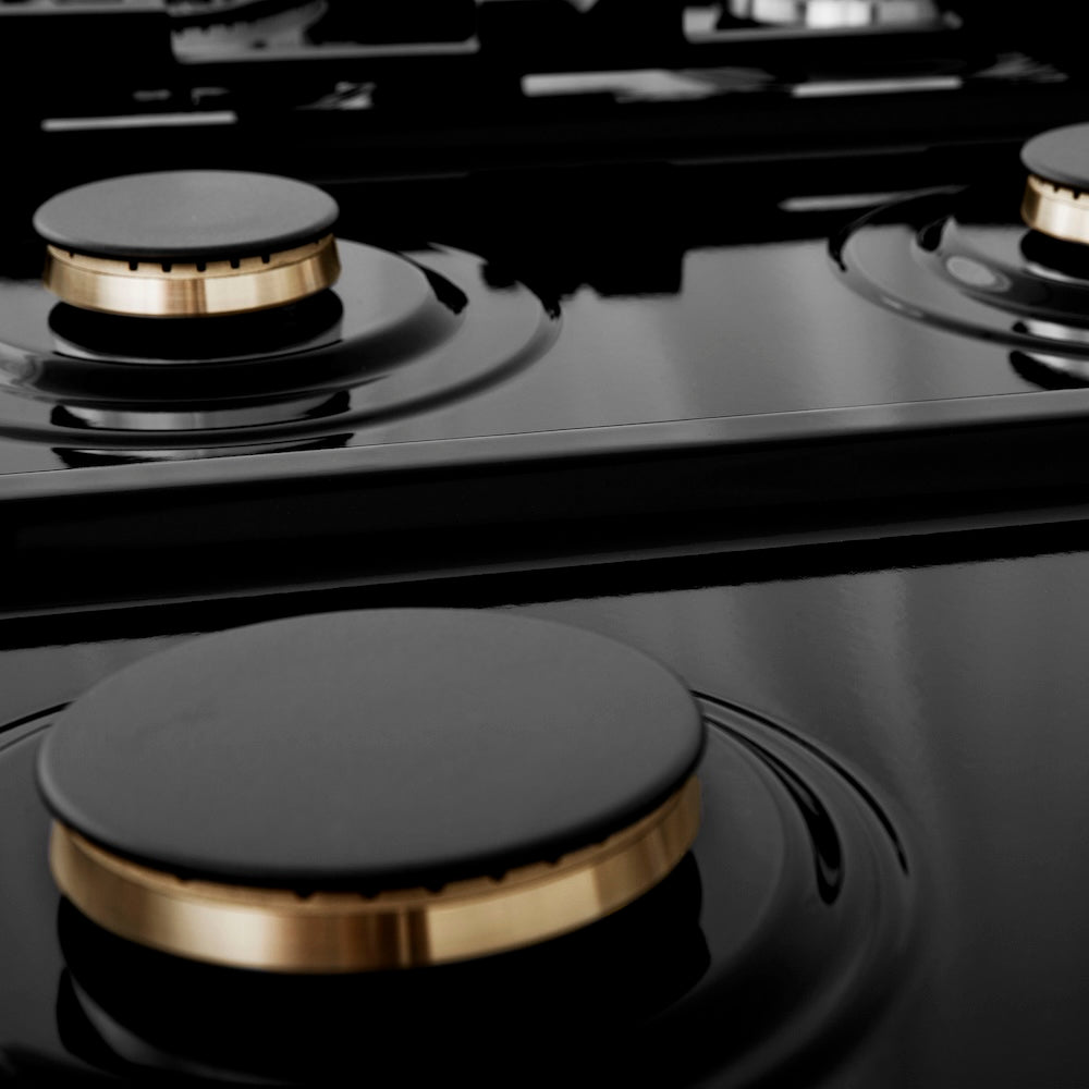ZLINE Legacy 36-inch rangetop in stainless steel RT-BR-36, from above