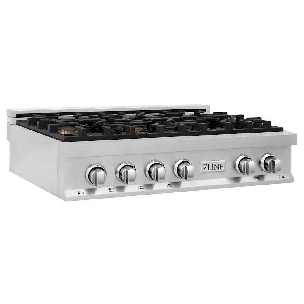 ZLINE Legacy 36-inch rangetop in stainless steel RT-BR-36