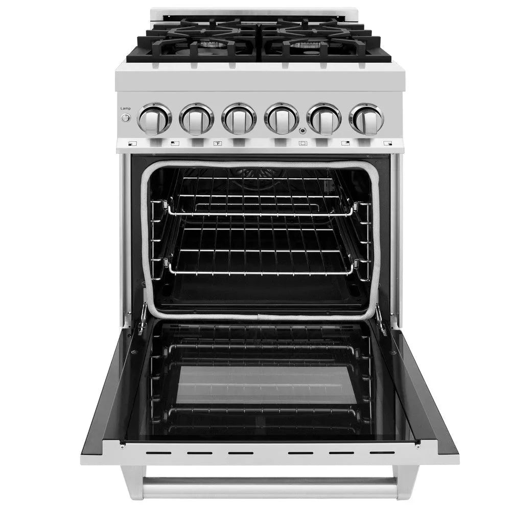 ZLINE Legacy 24-inch range in stainless steel RA24, front view