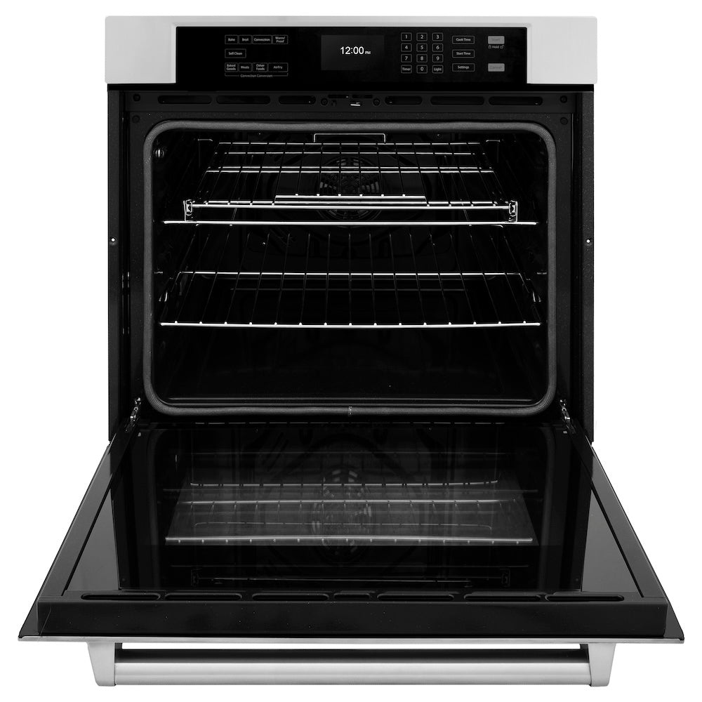 ZLINE Professional 30-inch wall oven in stainless steel WAS-30, front view