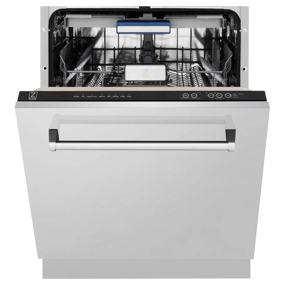 ZLINE Tallac 24-inch dishwasher in stainless steel DWV-304-24, front view