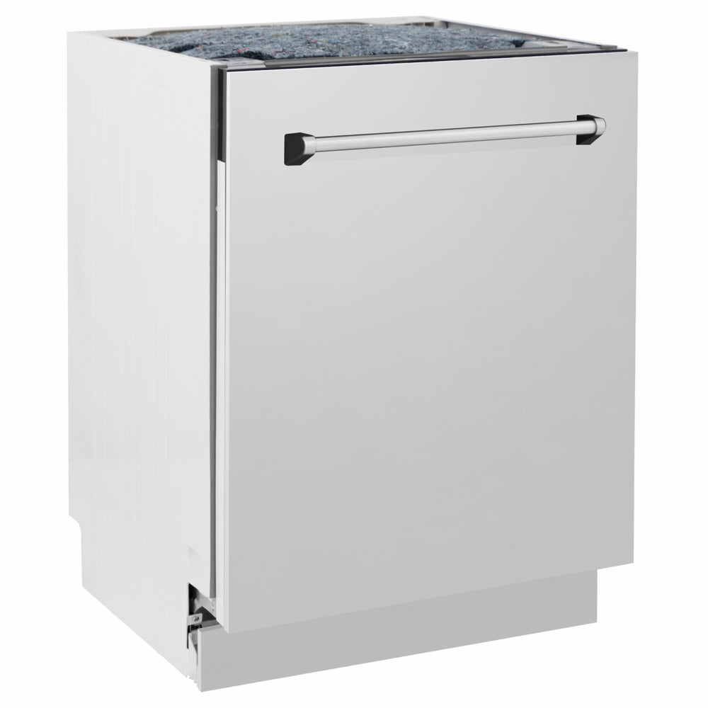 ZLINE Tallac 24-inch dishwasher in stainless steel DWV-304-24, side view