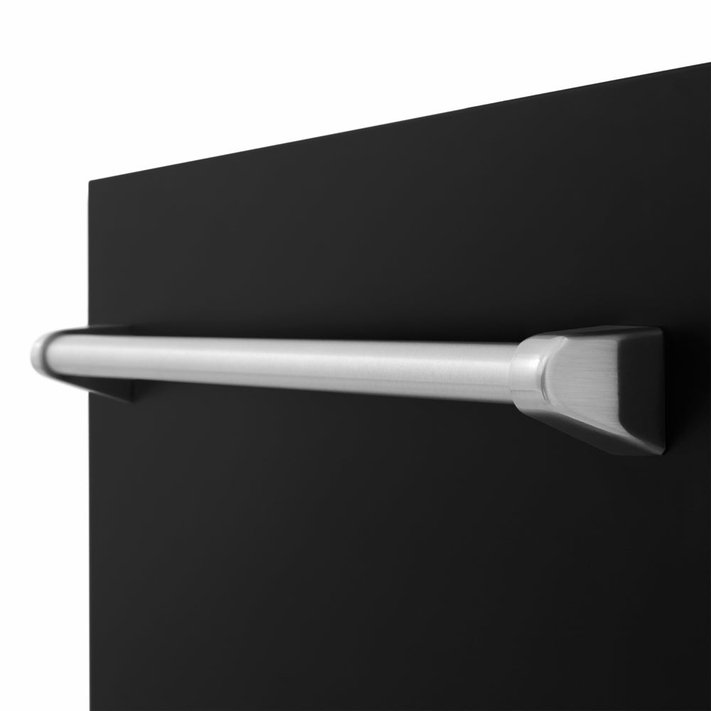 ZLINE Tallac 18-inch dishwasher in black matte DWV-BLM-18, detail