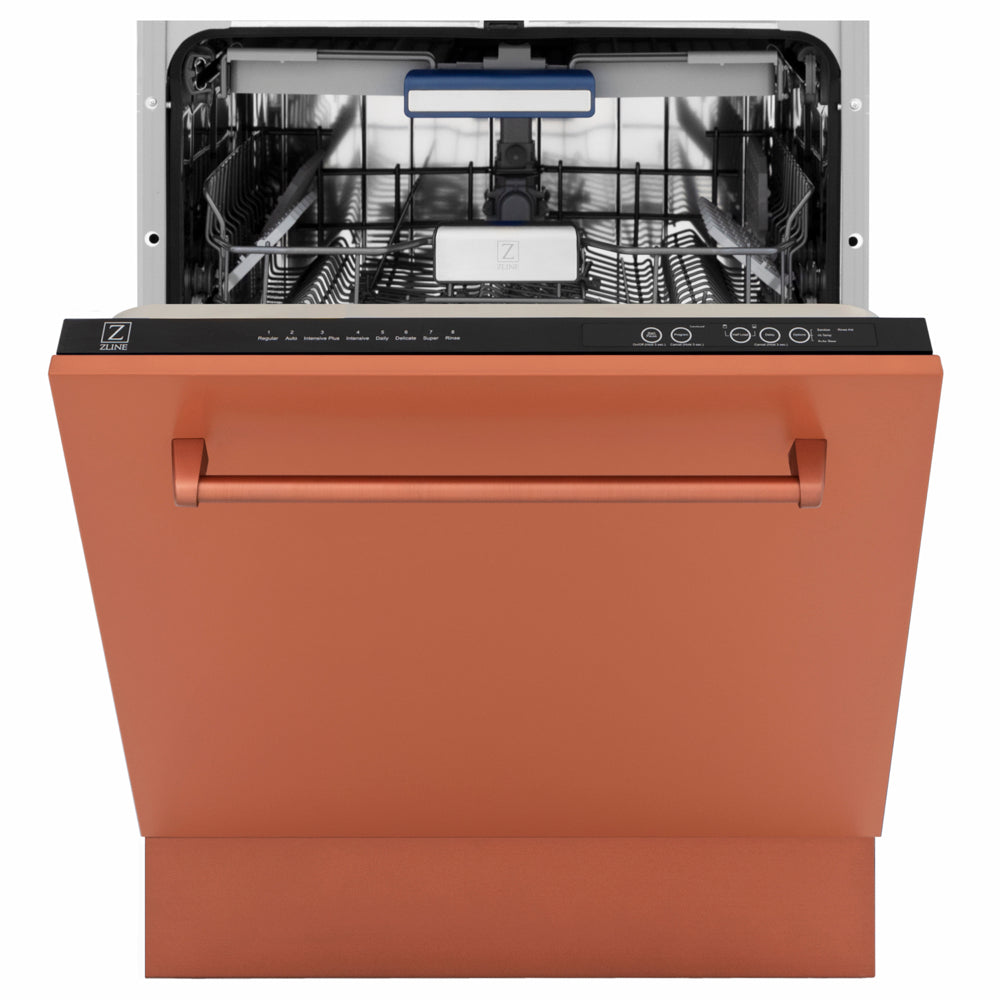 ZLINE Tallac 24-inch dishwasher in copper DWV-C-24, front view