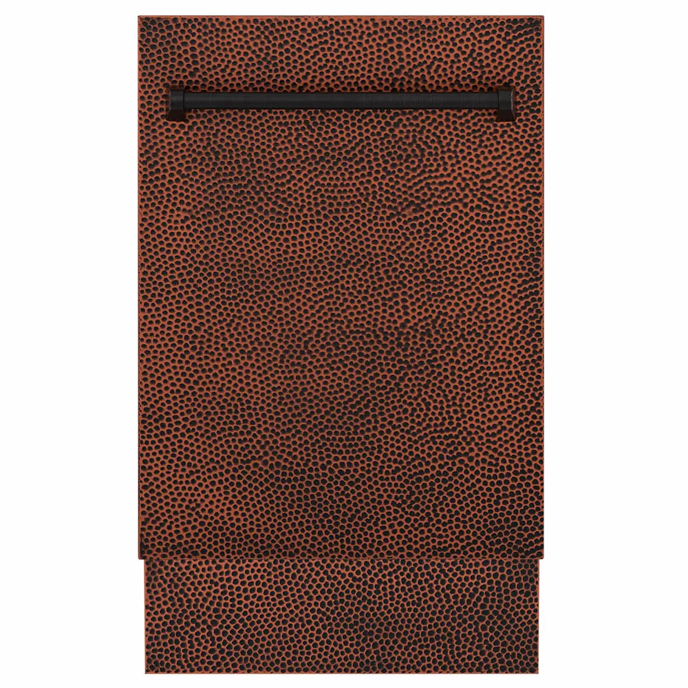 ZLINE Tallac 18-inch dishwasher in hand-hammered copper DWV-HH-18