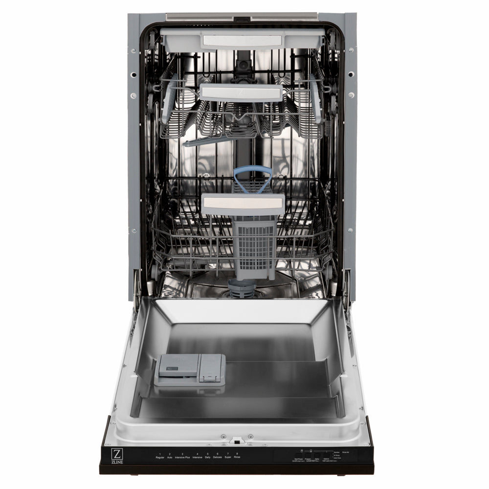 ZLINE Tallac 18-inch dishwasher in oil-rubbed bronze DWV-ORB-18, front view