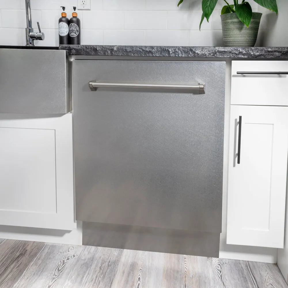ZLINE Tallac 24-inch dishwasher in satin stainless steel DWV-SN-24, detail