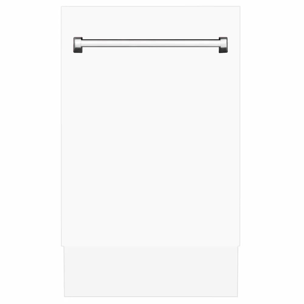ZLINE Tallac 18-inch dishwasher in white matte DWV-WM-18