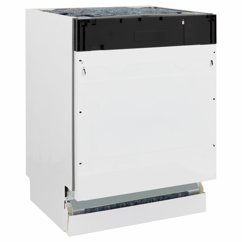 ZLINE Autograph Edition Tallac 24-inch dishwasher, panel ready and champagne bronze accents DWVZ-24-CB, side view