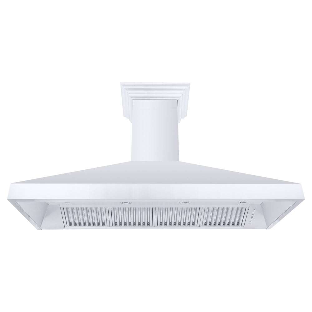 ZLINE Professional 60-inch range hood in stainless steel 597CRN-60, front view